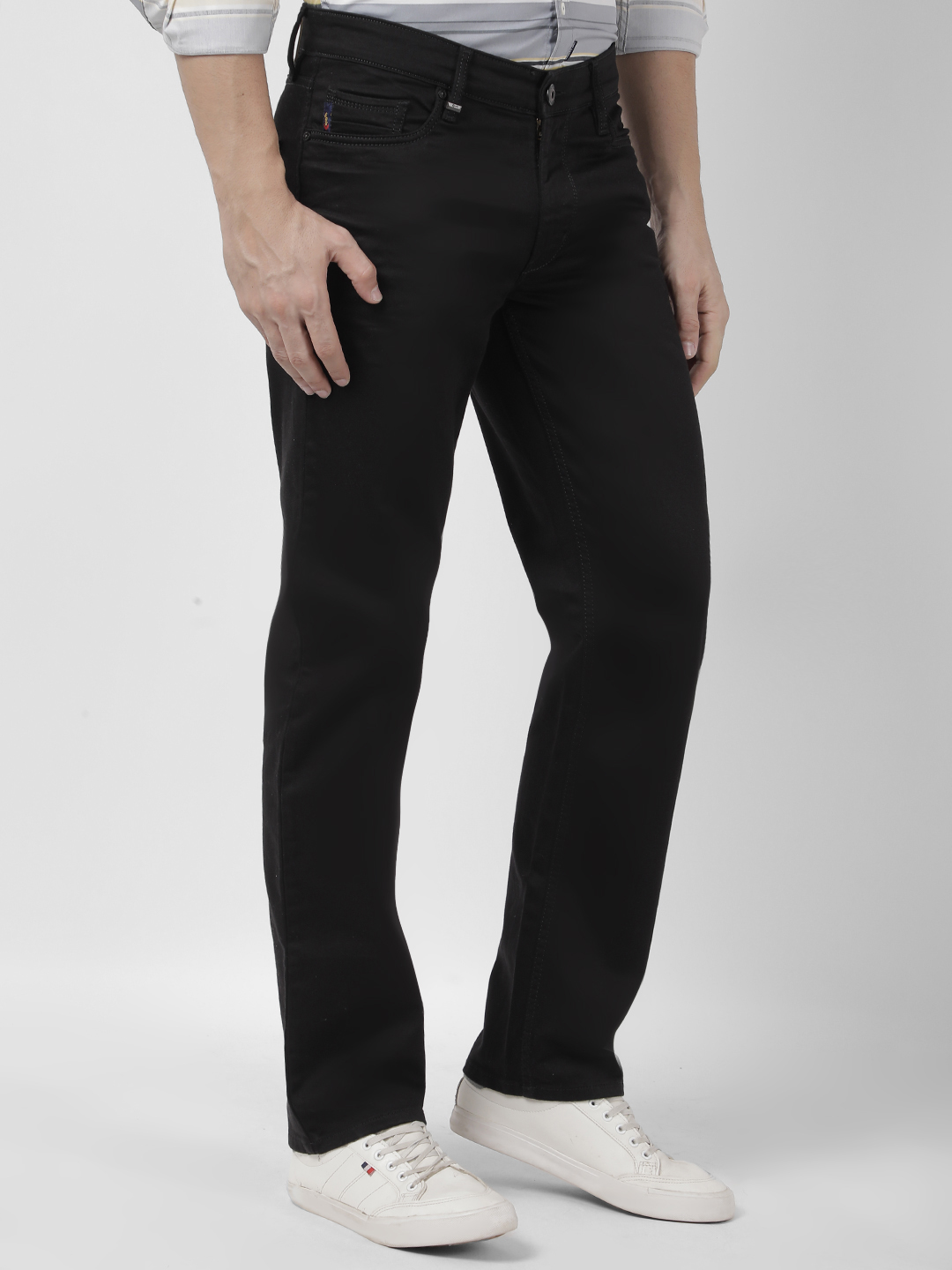 Numero Uno Men Solid Black Jeans